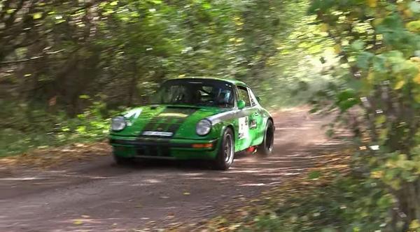 Porsche Rally 911 In Woods