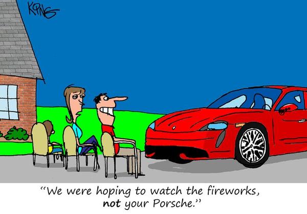 Porsche Cartoon