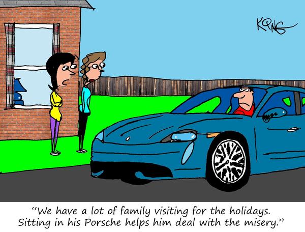 Porsche Cartoon