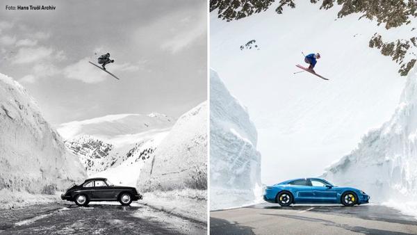 iconic Porsche ski jump
