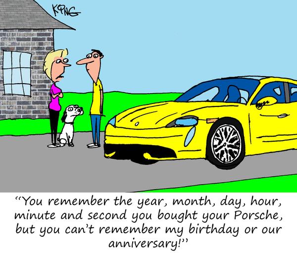Porsche Cartoon