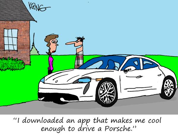 Porsche Cartoon
