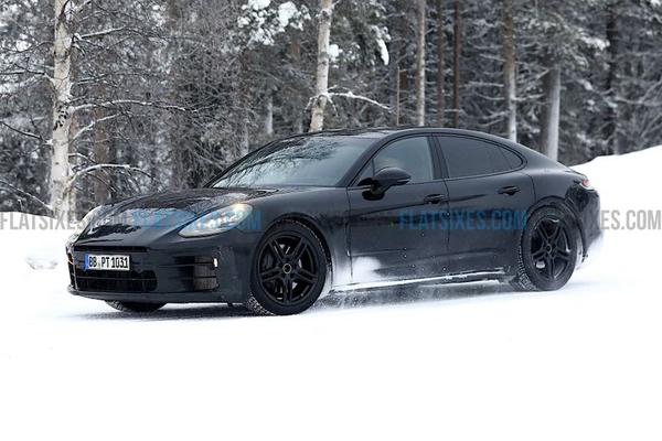 Porsche Panamera at Arctic Circle