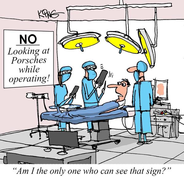 Porsche Cartoon