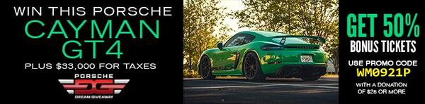 Dream Giveaway Porsche Cayman GT4