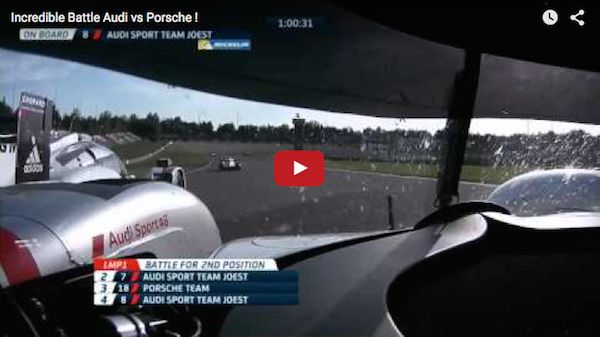 porsche vs audi at the nurburging video