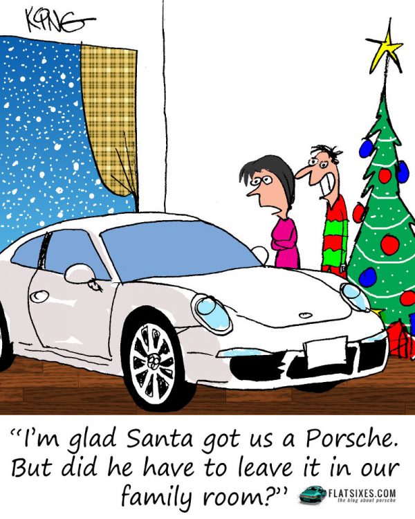 Porsche santa