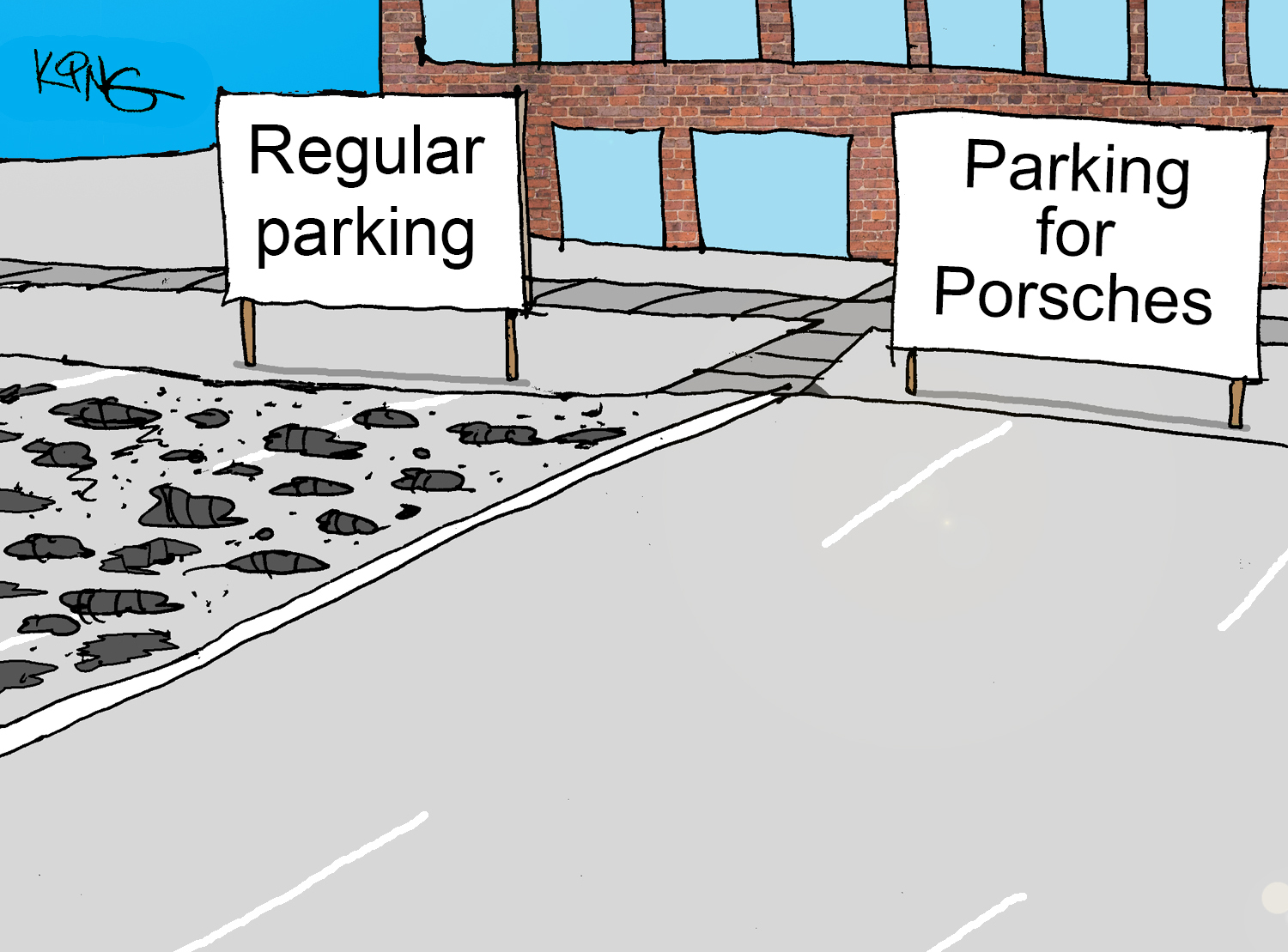 Porsche Cartoon