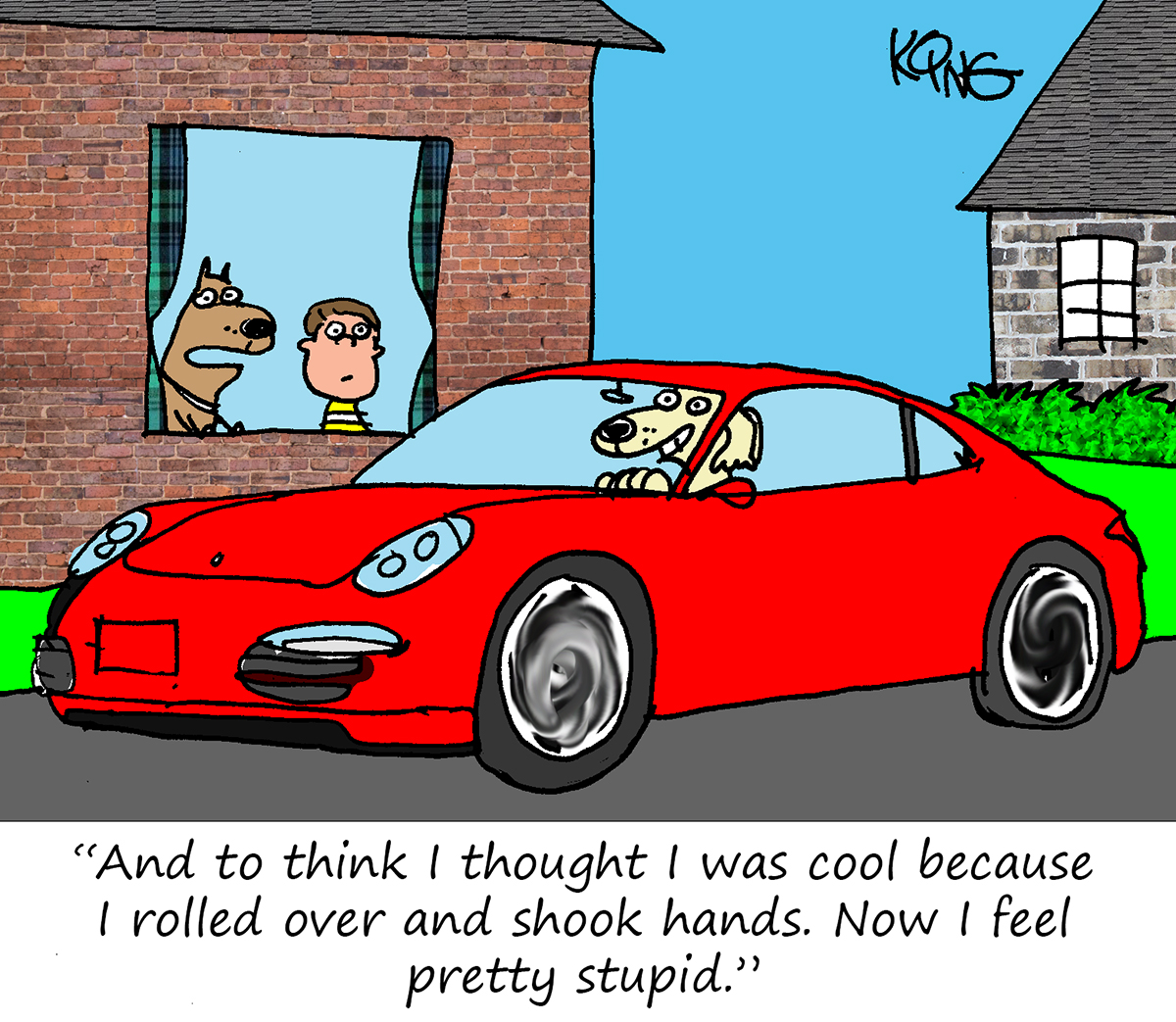 Porsche Cartoon