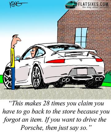 Porsche Cartoon