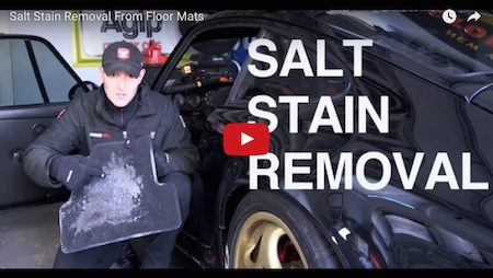 remove salt stains from your Porsche
