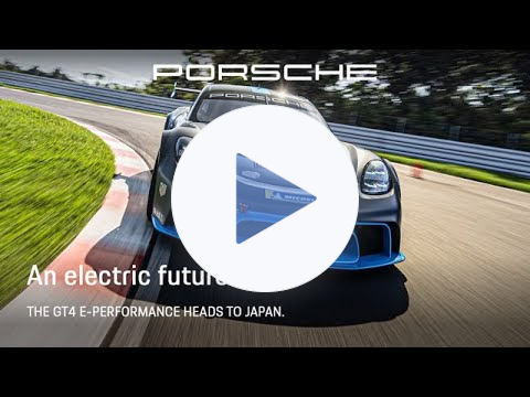 The GT4 e-Performance inspires motorsport enthusiasts in Japan