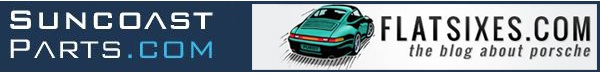 banner with suncoastparts.com and flatsixes logos