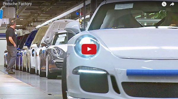 porsche factory production line video