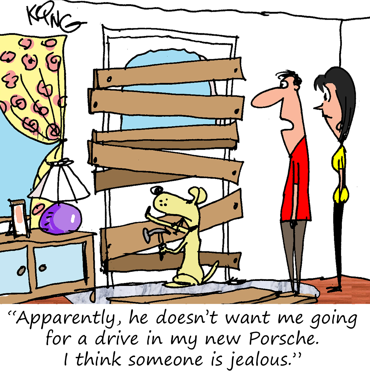 Porsche Cartoon