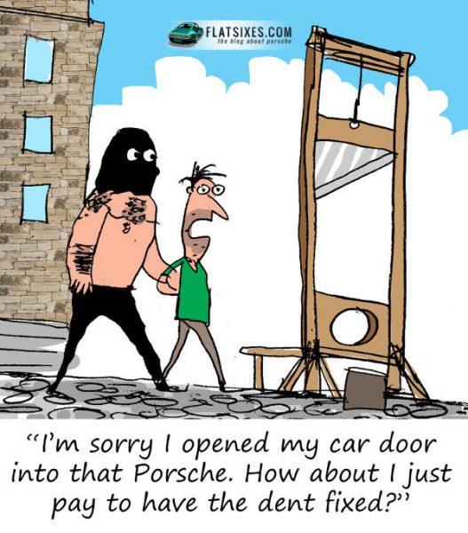 Porsche Cartoon justice