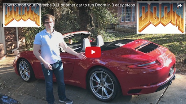 USE PORSCHE TO PLAY DOOM