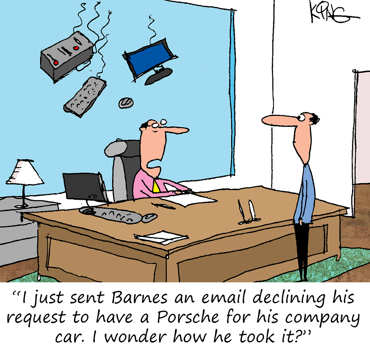 Porsche Cartoon