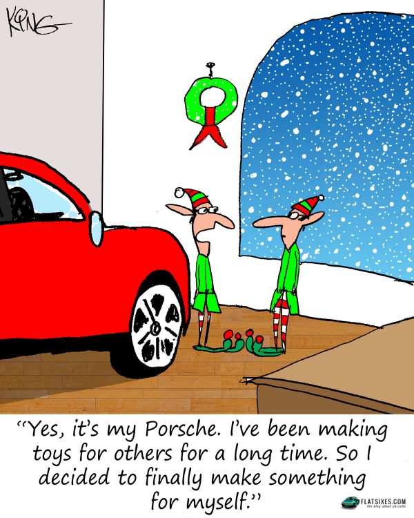 Porsche santa