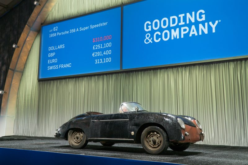2017 porsche barn find scottsdale auction results
