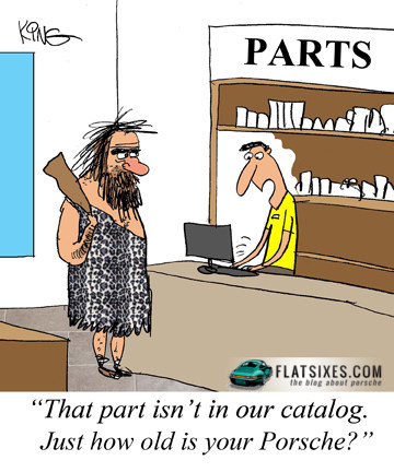 Porsche printed cartoon