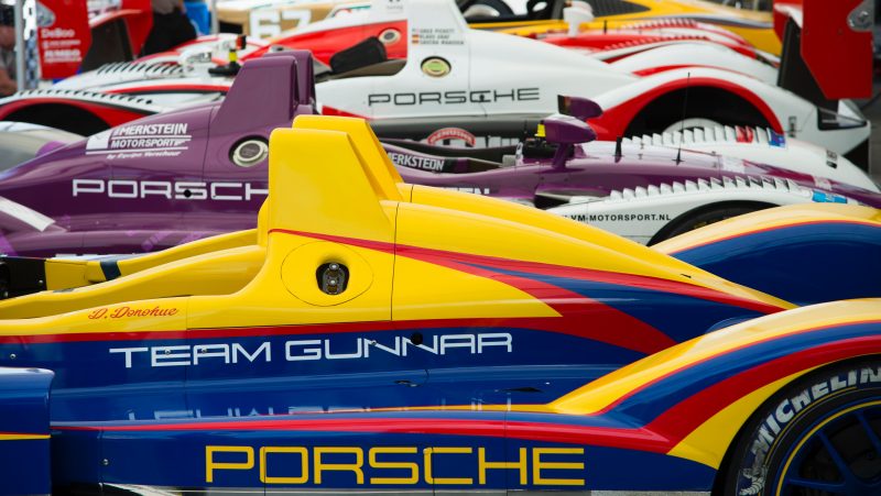 PORSCHE RACE CARS AT RRV