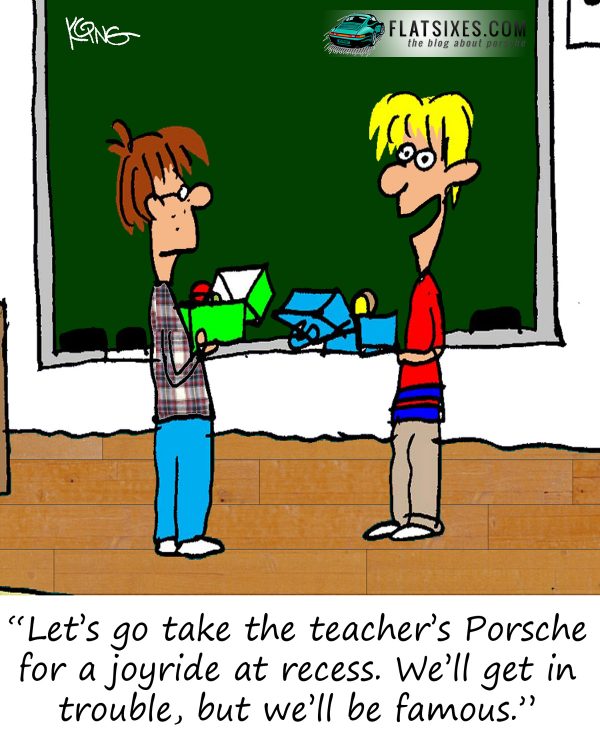 Porsche cartoon 93