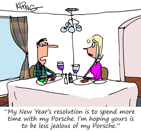 Porsche Cartoon