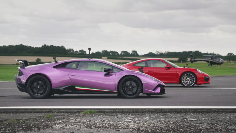 Porsche Turbo S vs. Lamborghini Huracan