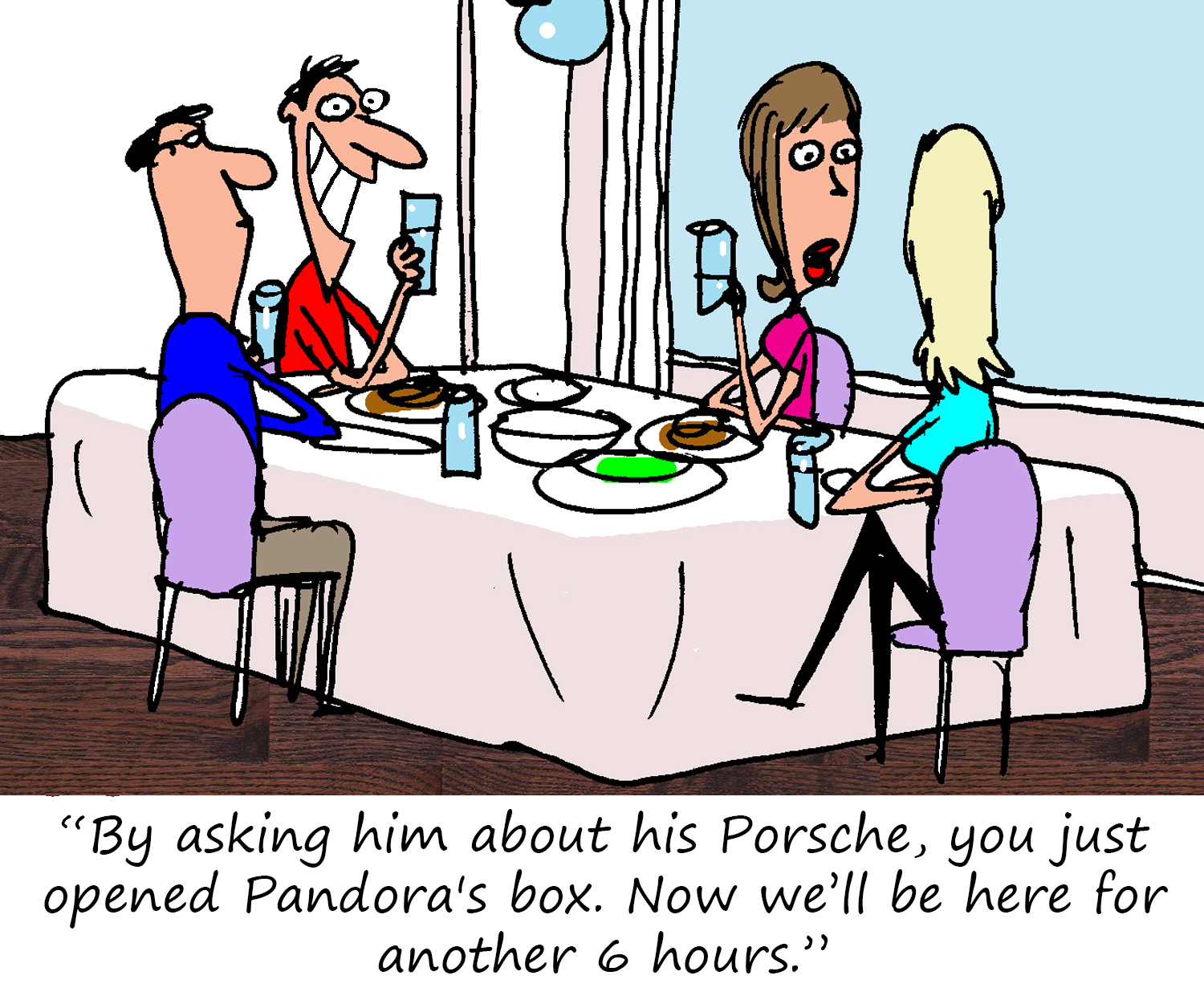 Porsche Cartoon