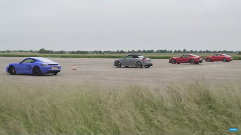 Porsche Cayman vs. Toyota Supra