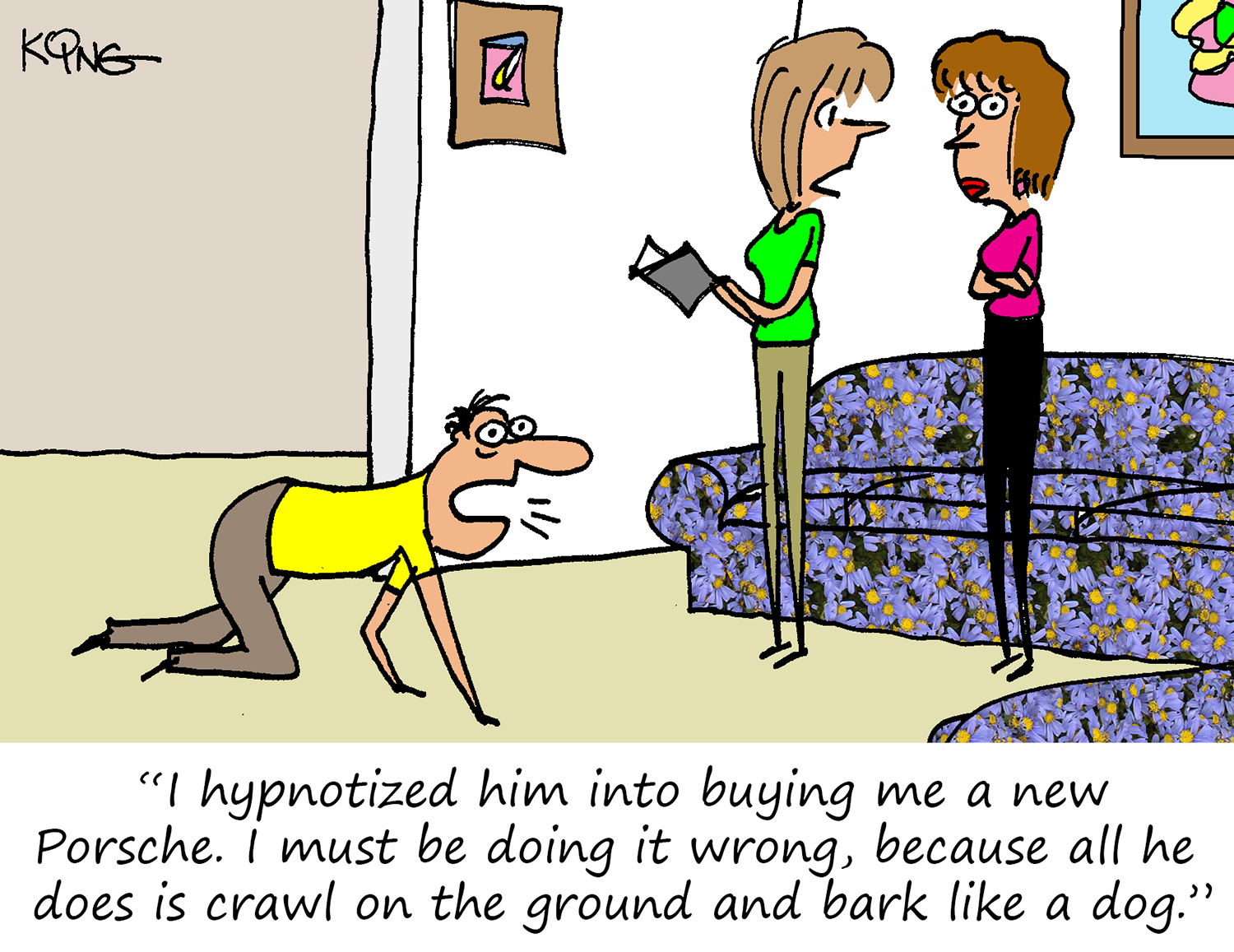 Porsche Cartoon