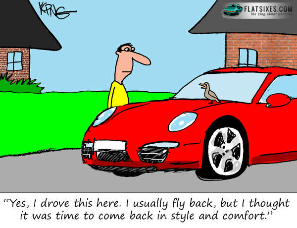PORSCHE CARTOON spring
