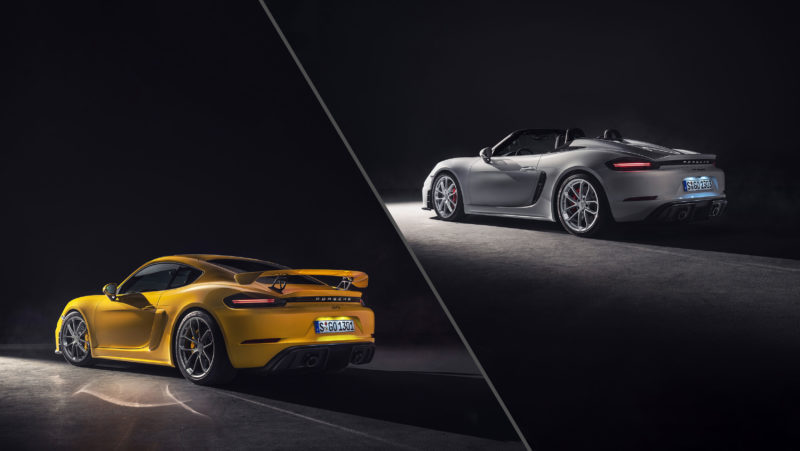 718 Spyder and Cayman GT4