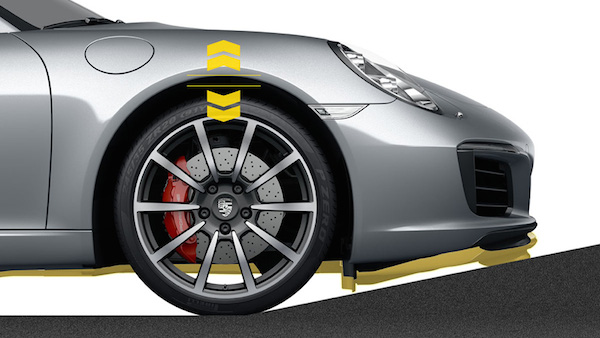 front axle lift system