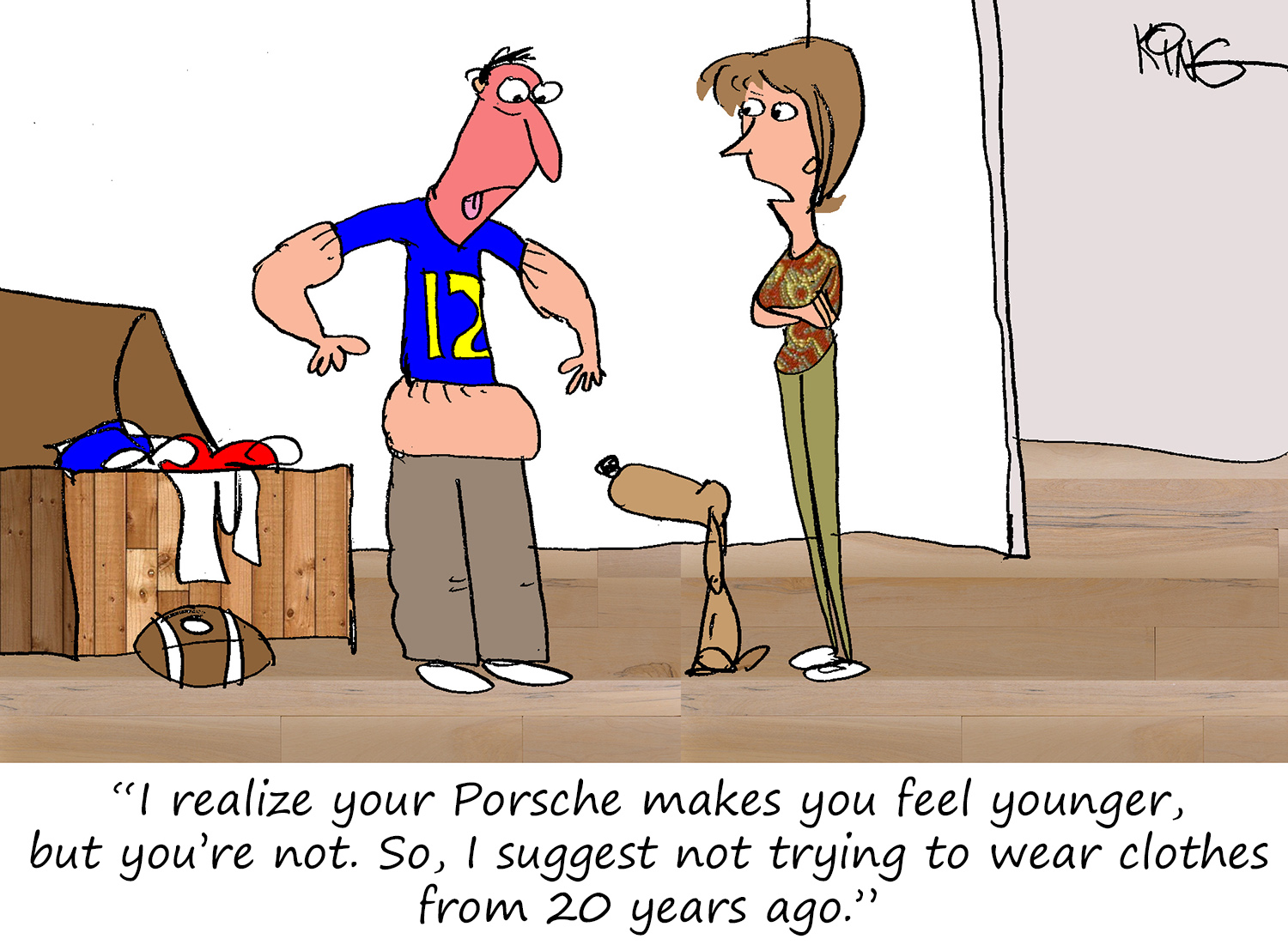 Porsche Cartoon