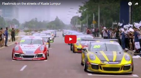 carrera cup flash mob