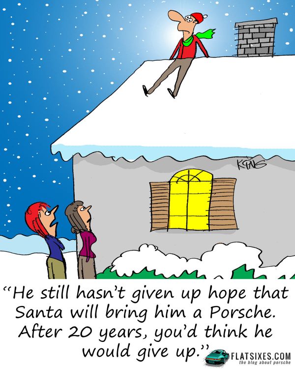 Porsche santa