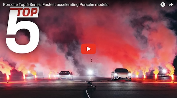 Top 5 accelerating Porsches