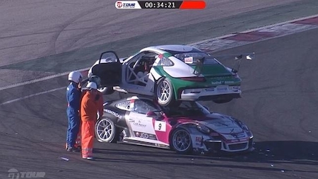 porsche navarra crash
