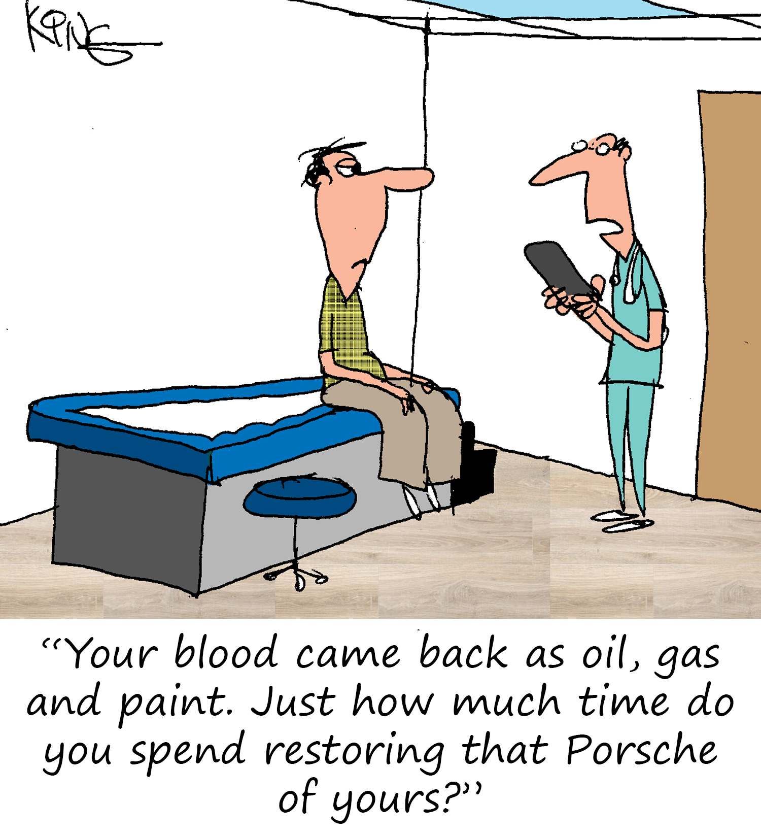 Porsche Cartoon