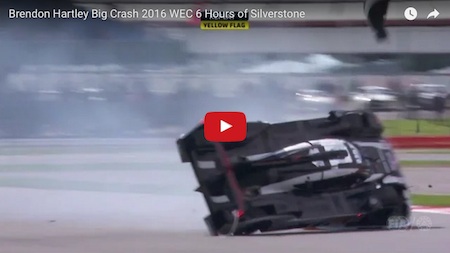 Brendon Hartley crash