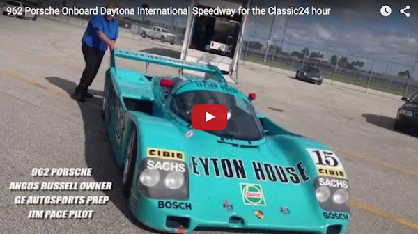 Daytona line video Porsche 962