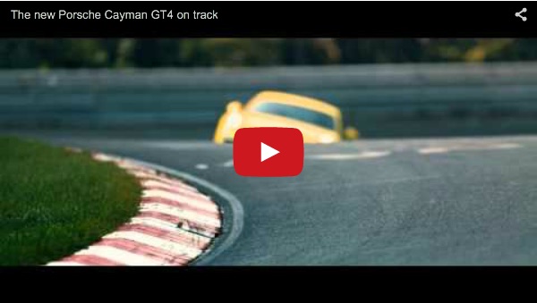 Cayman GT4 on track
