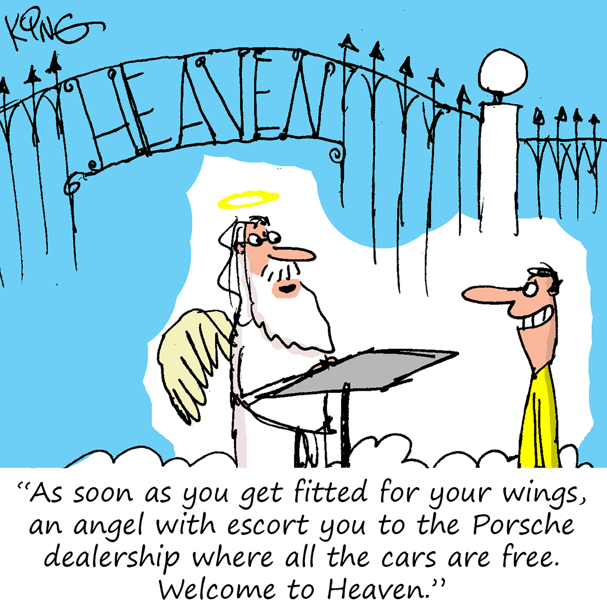 Porsche Cartoon