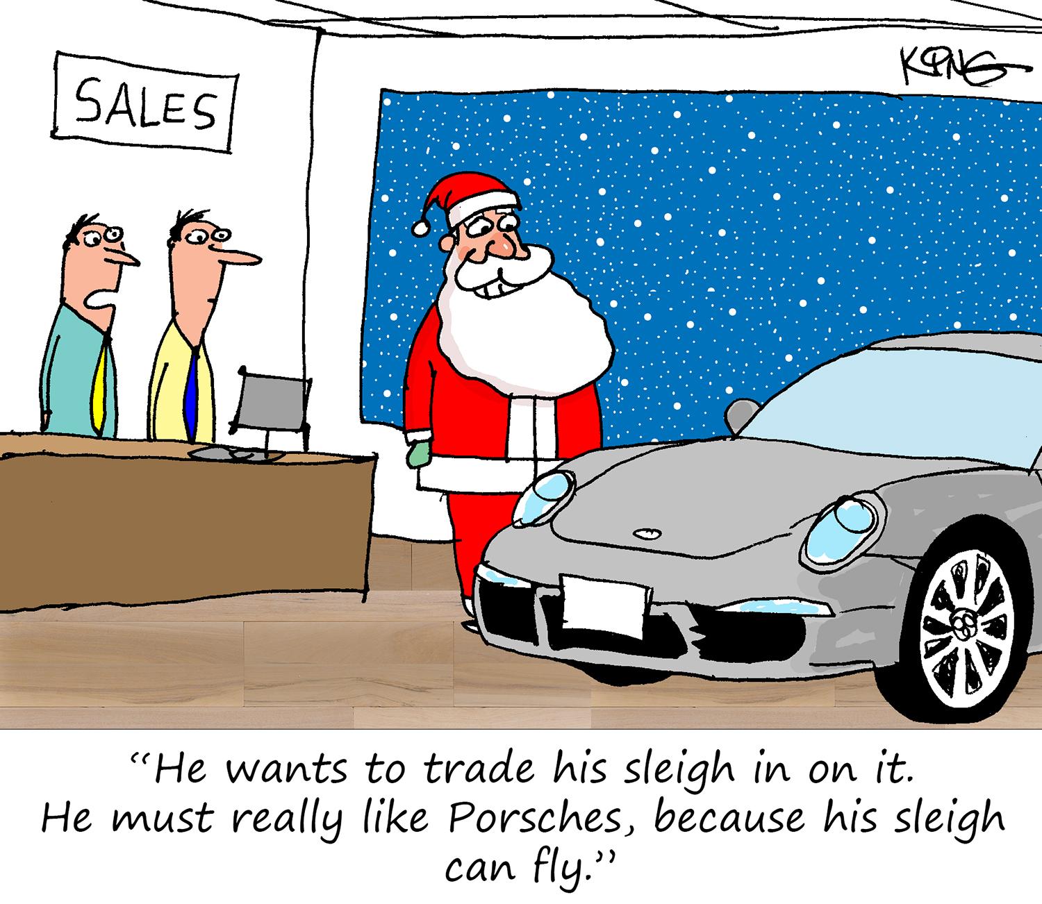 Porsche Cartoon