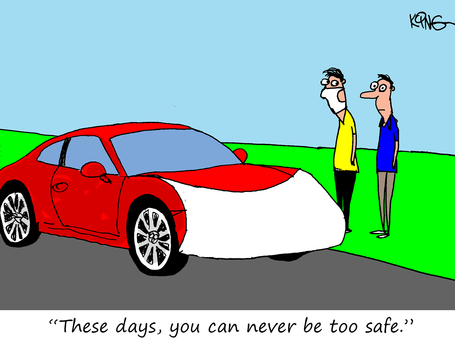 Porsche Cartoon