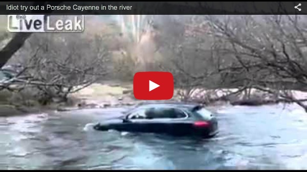 Porsche Cayenne River Crossing