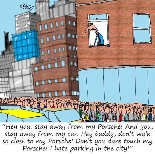 Porsche Cartoon