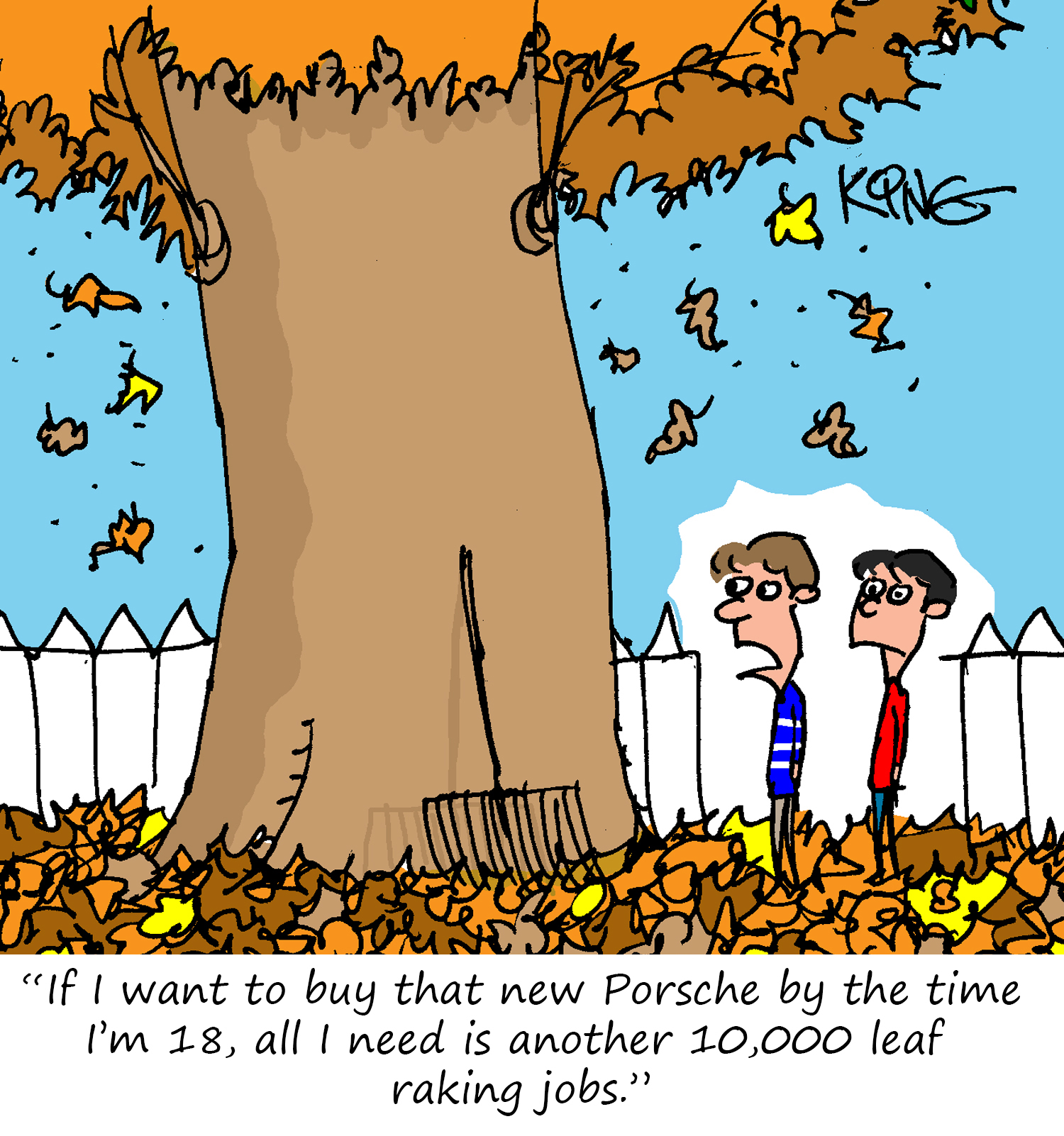 Porsche Cartoon